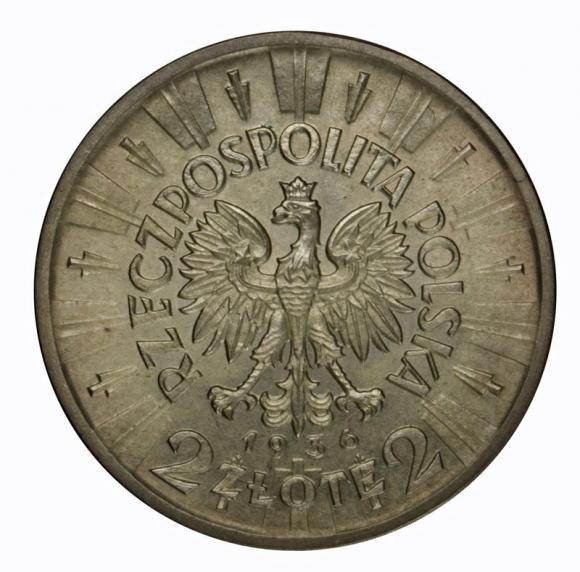 2 zl 1936 Jozef Pilsudski official copy of the Mint of Poland (3)