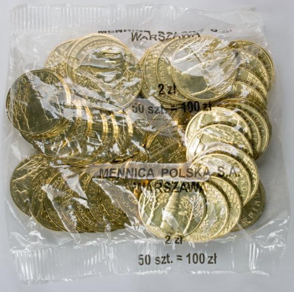 2 zl 2008 Konin 50 pieces Mint coin bag (1)
