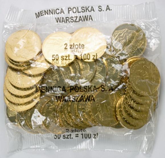 2 zl 2007 Klodzko 50 pieces Mint coin bag (1)