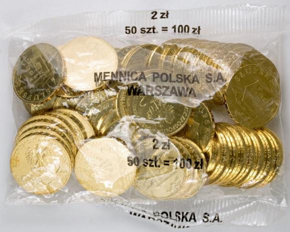 2 zl 2007 Slupsk 50 pieces Mint coin bag (1)