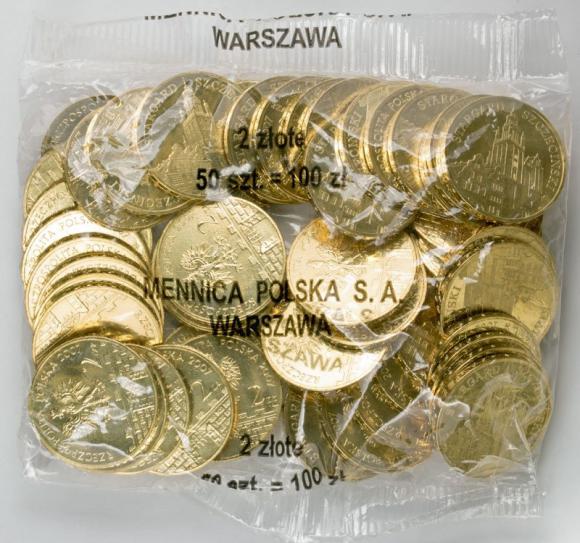 2 zl 2007 Stargard Szczecinski 50 pieces Mint coin bag