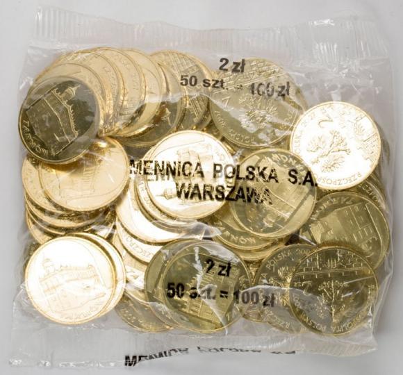 2 zl 2007 Tarnow 50 pieces Mint coin bag
