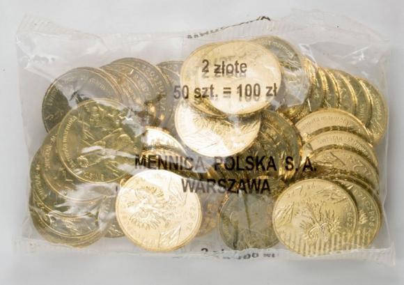 2 zl 2006 Marmot 50 pieces Mint coin bag (1)