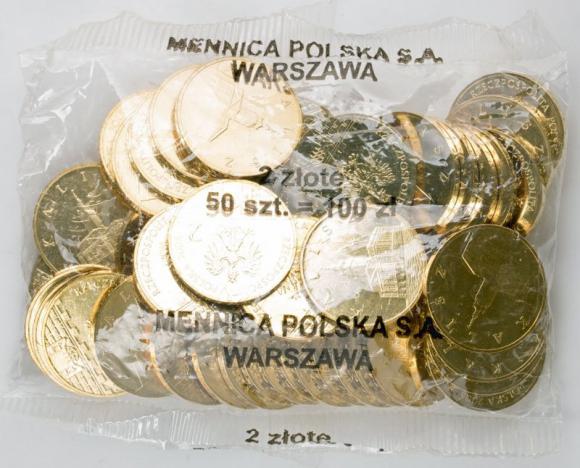 2 zl 2006 Kalisz 50 pieces Mint coin bag (1)