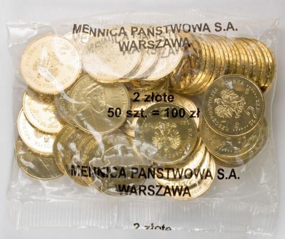 2 zl 2005 Mikolaj Rey 50 pieces Mint coin bag (1)