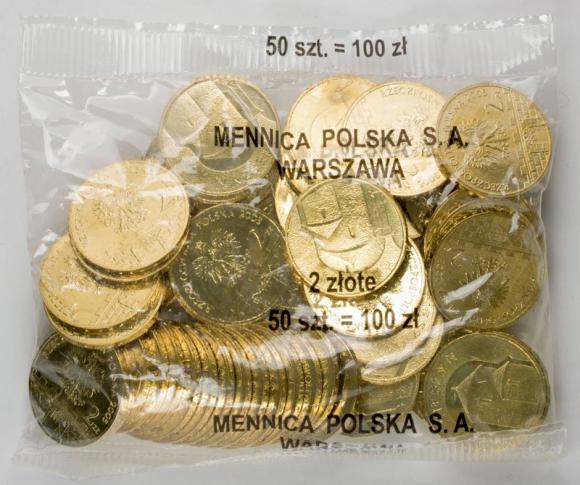 2 zl 2005 Cieszyn 50 pieces Mint coin bag