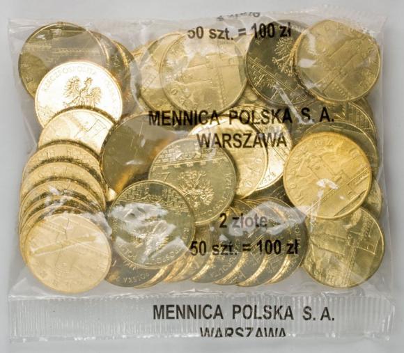 2 zl 2005 Kolobrzeg 50 pieces Mint coin bag