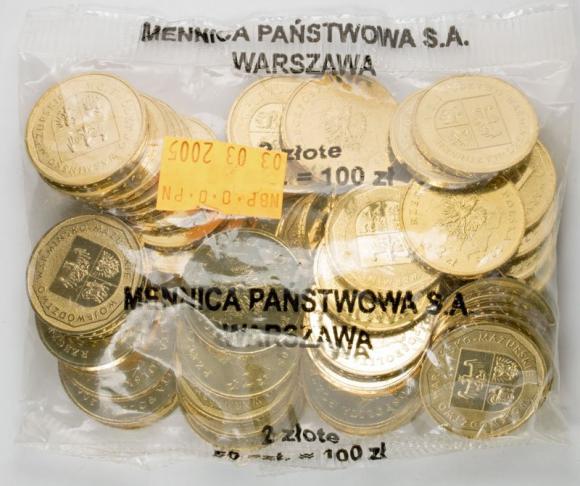 2 zl 2005 Warmian-Masurian Voivodeship 50 pieces Mint coin bag