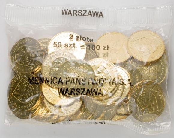 2 zl 2005 West Pomerania Voivodeship 50 pieces Mint coin bag