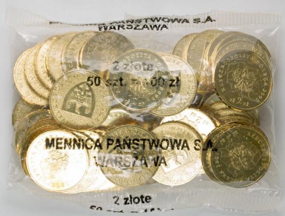 2 zl 2005 Greater Poland Voivodeship 50 pieces Mint coin bag