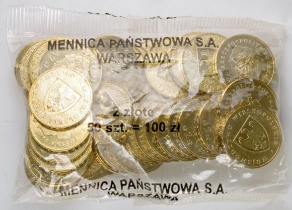 2 zl 2005 Greater Poland Voivodeship 50 pieces Mint coin bag (1)