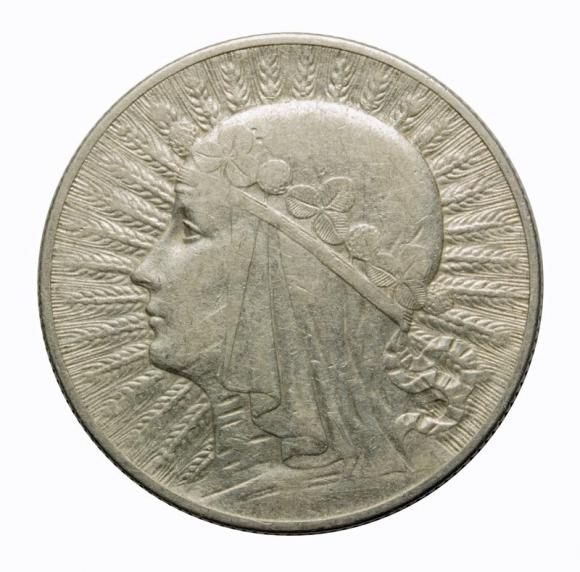 5 zlotych 1932 woman's head Second Polish Republic London (1)