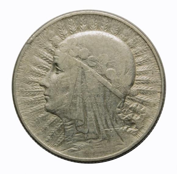 5 zlotych 1934 woman's head Second Polish Republic London (1)