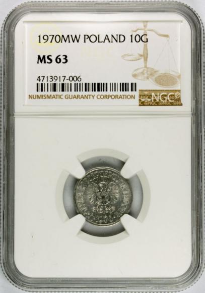 10 groszy 1970 MS 63 NGC (1)