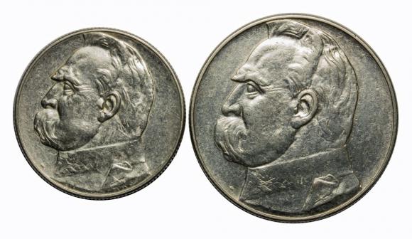 Zestaw Józef Piłsudski 5 zł 1938 + 10 zł 1935 (1)