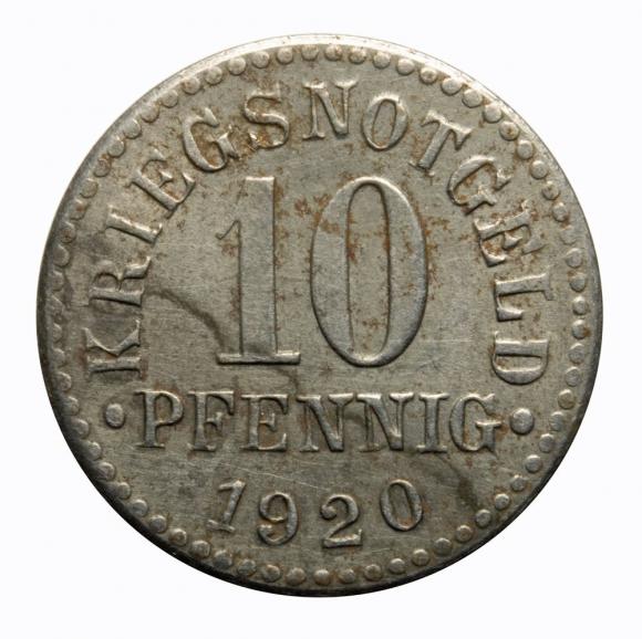 10 pfennig 1920 Braunschweig