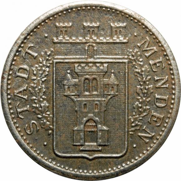10 pfennig 1917 Menden Westphalia