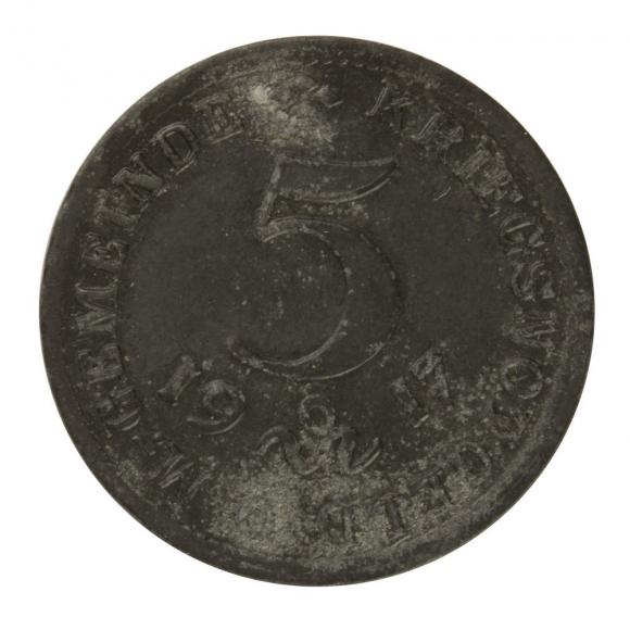 5 pfennig 1917 Weiler Bavaria