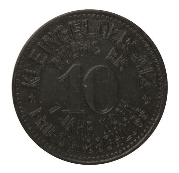 10 pfennig 1918 Meuselwitz Saxony (1)