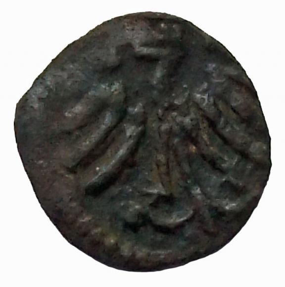 Denar Wladysław III of Poland Krakow (2)