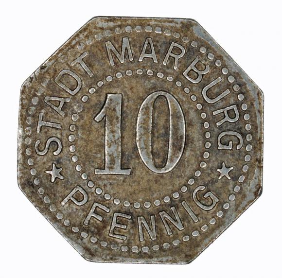 10 pfennig 1917 Marburg Hesse (1)