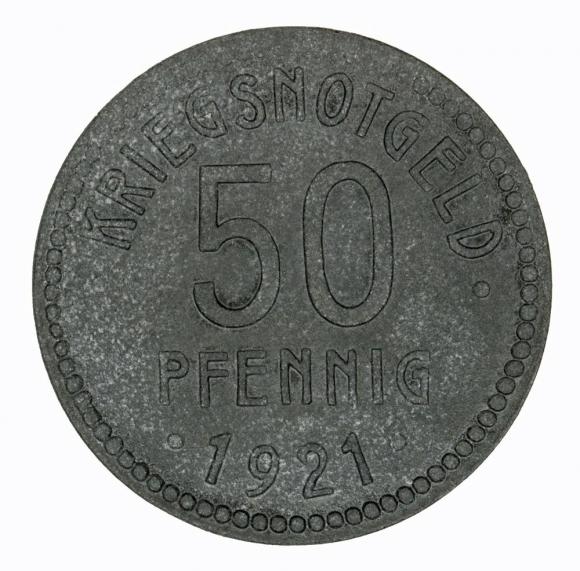 50 pfennig 1921 Thale Saxony
