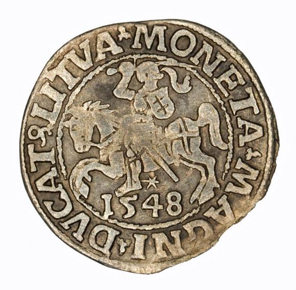 Half groschen 1548 Sigismund II Augustus Vilnius (1)