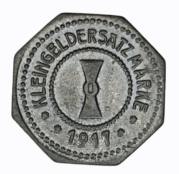 5 pfennig 1917 Muhlhausen Saxony