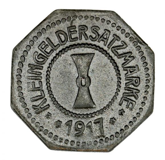 10 pfennig 1917 Muhlhausen Saxony (2)