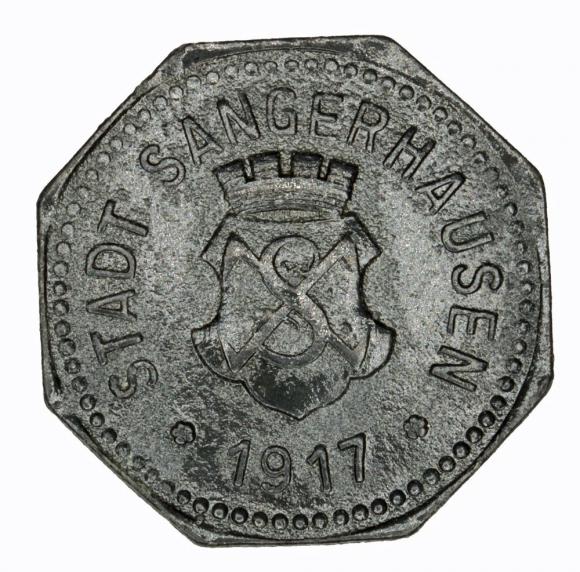 10 pfennig 1917 Sangerhausen Saksony