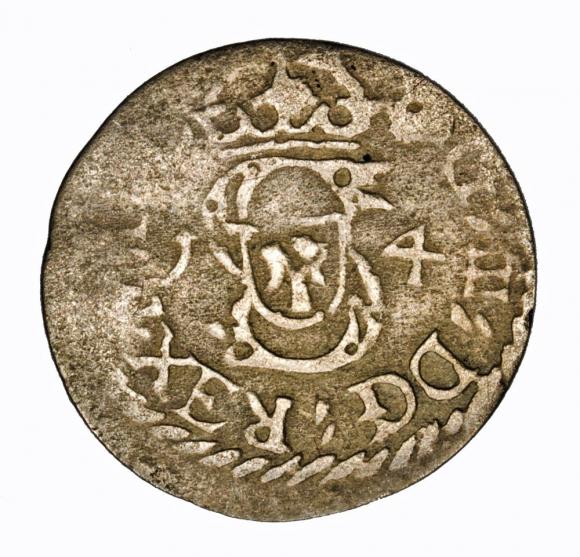 Schilling 1614 Sigismund III Vasa Vilnius (1)