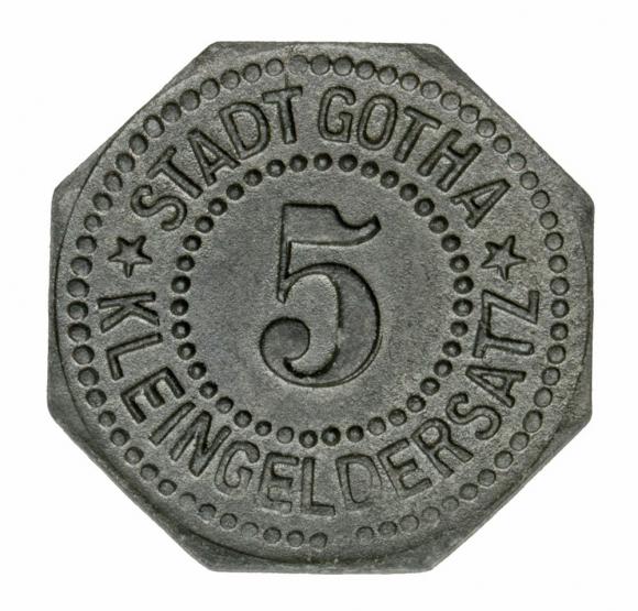 5 pfennig Gotha Saxony (1)