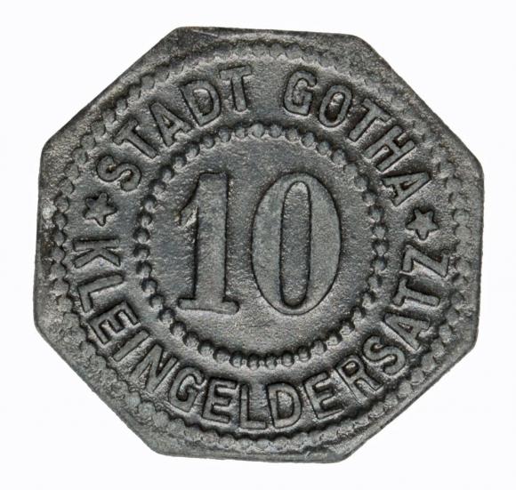 10 pfennig Gotha Saxony (1)