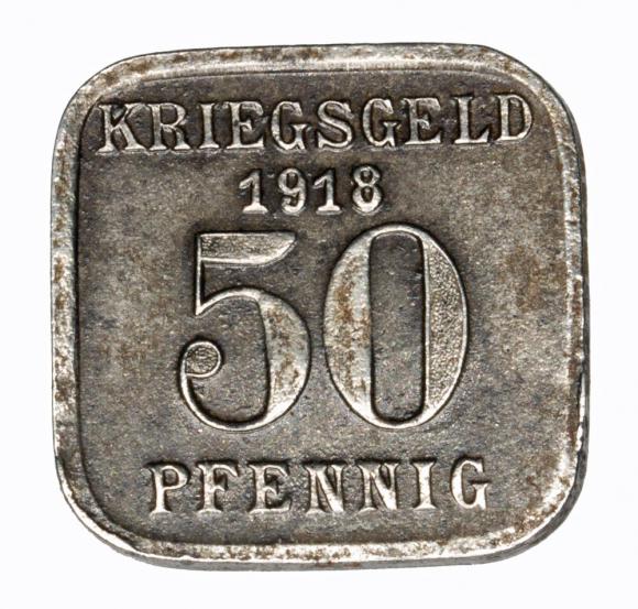 50 pfennig 1918 Mulheim a.d. Ruhr Rhineland (1)