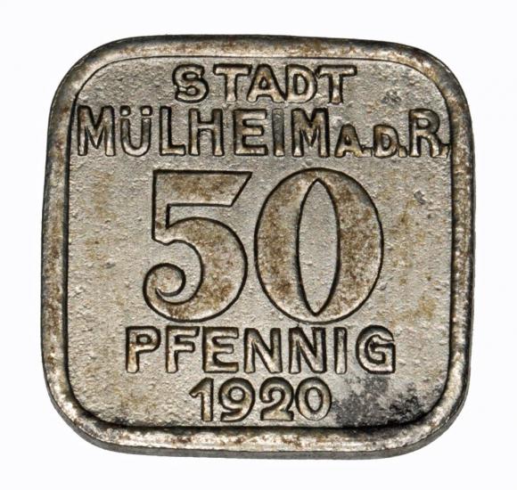 50 pfennig 1920 Mulheim a.d. Ruhr Rhineland (1)