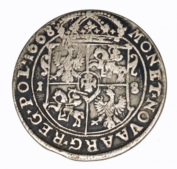 1/4 thaler 1668 Johann Kasimir Bydgoszcz (2)