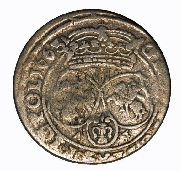 6 groschen 1663 Johann Kasimir Krakow (2)