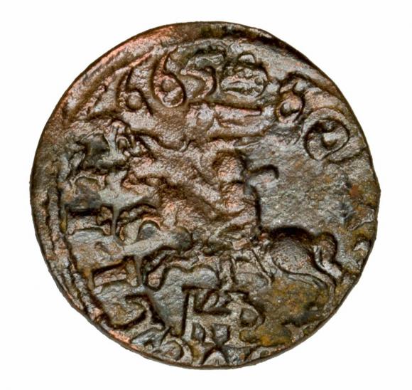 Schilling 1665 Johann Kasimir Vilnius (2)