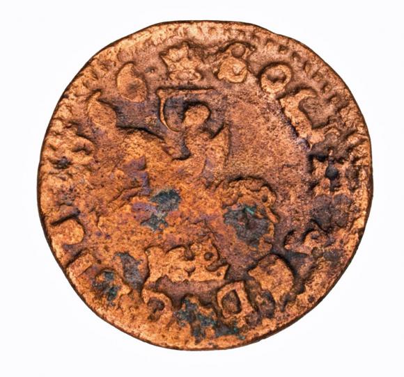 Schilling 1666 John Casimir Ujazdow (2)