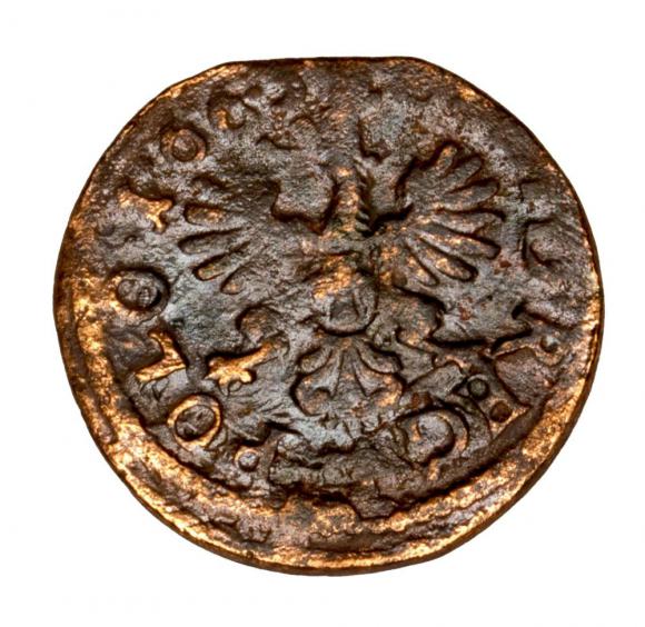 Schilling 1663 John Casimir Krakow (2)