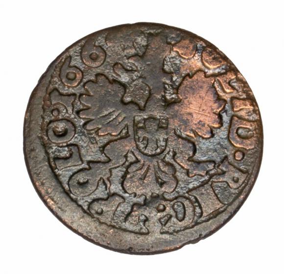 Schilling 1664 John Casimir Krakow (2)