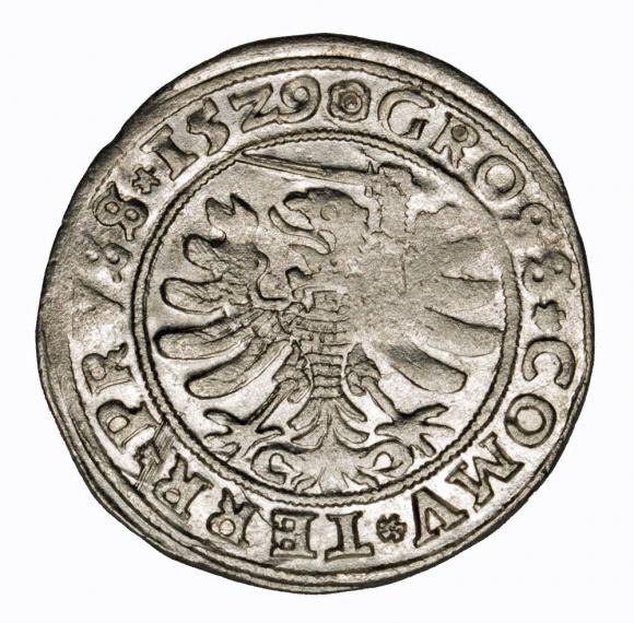 Groschen 1529 Sigismund I the Old Torun (2)