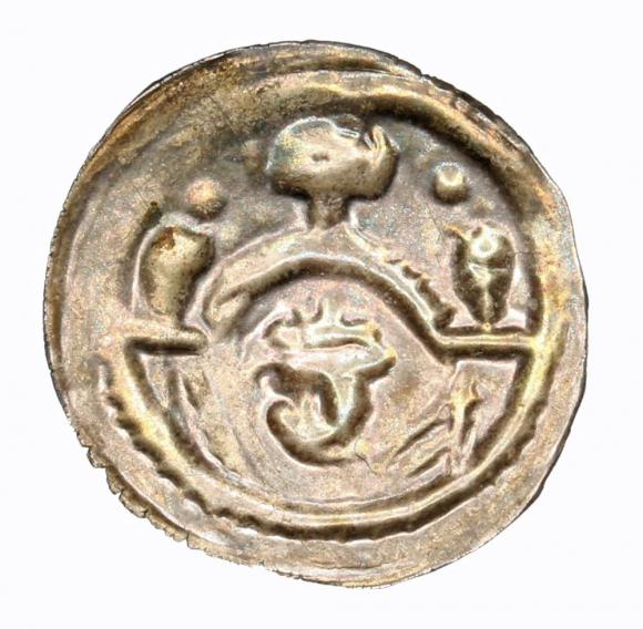 Bracteate type rataje Henry the Bearded or Henry II the Pious