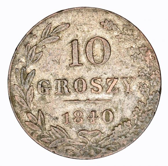 10 groschen 1840 Nicholas I former Kingdom of Poland Warsaw