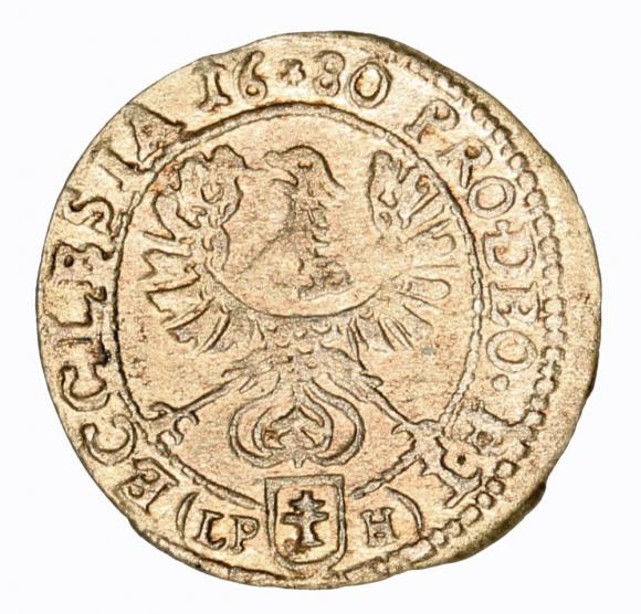 1 kreuzer 1680 Frederick of Hesse Duchy of Nysa