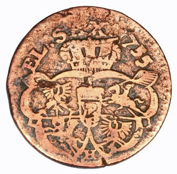 Groschen 1755 Augustus III Gubin (2)