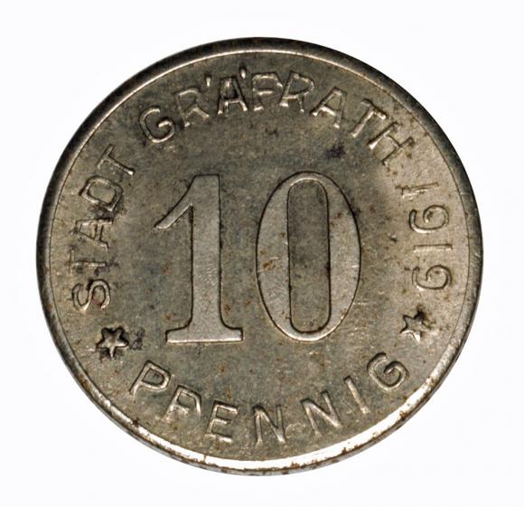 10 pfennig 1919 Grafrath Rhineland (1)