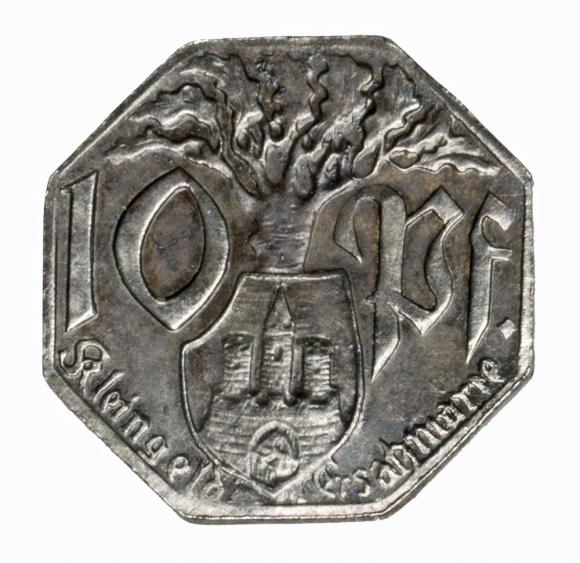 10 pfennig 1917 Weilburg Hesse (2)