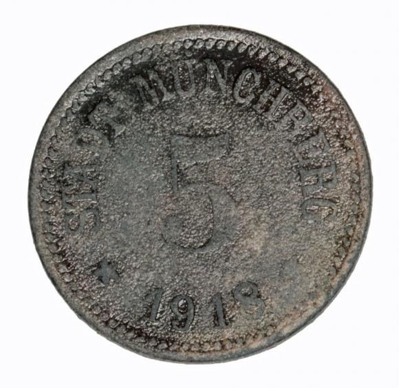 5 pfennig 1918 Muncheberg Bavaria (1)
