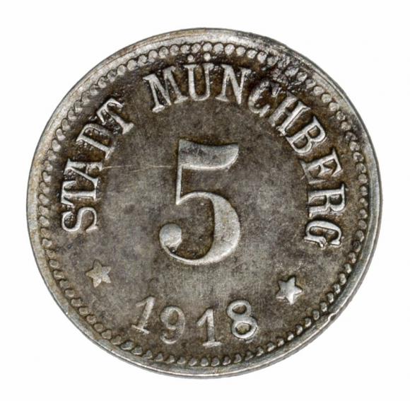5 pfennig 1918 Muncheberg Bavaria (1)